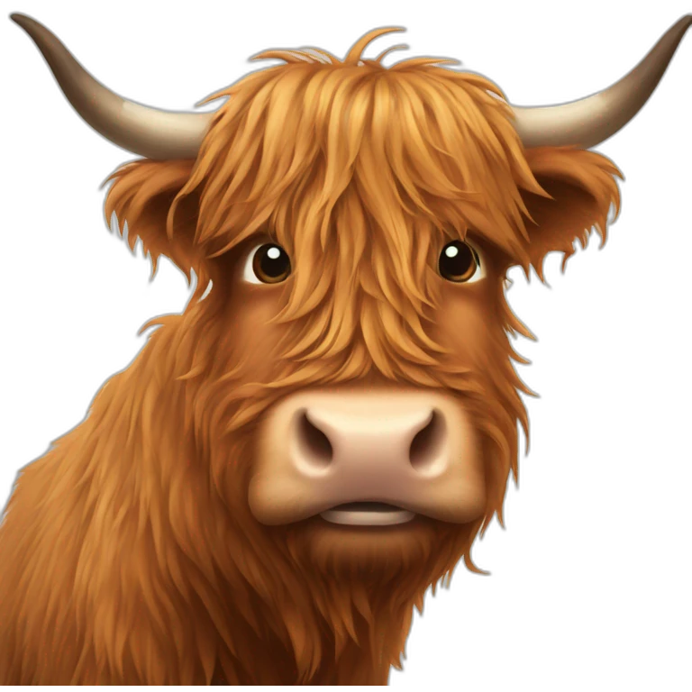 highland cow emoji
