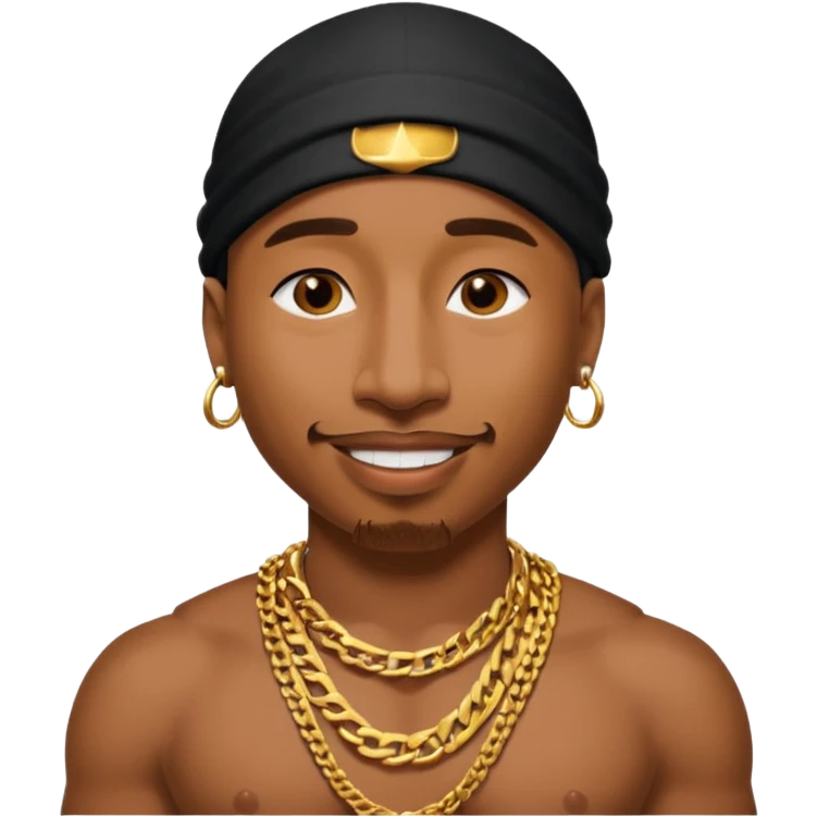 Peux tu me faire tupac emoji
