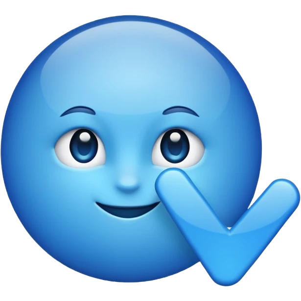 Mavi tik emoji