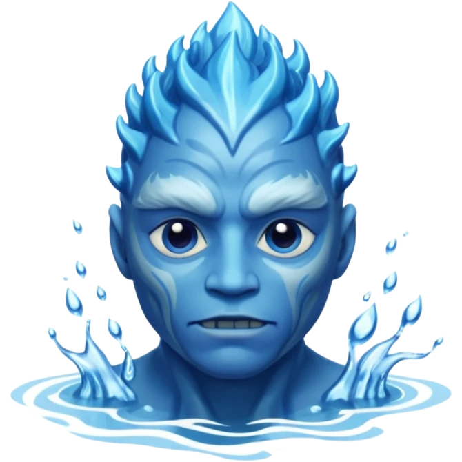 water elemental man emoji