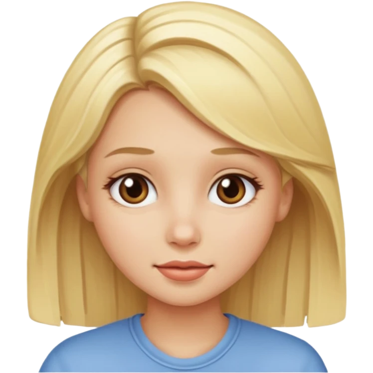 Blonde girl emoji