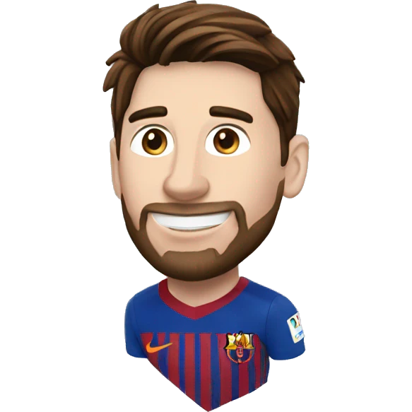Messi sur un cheval emoji