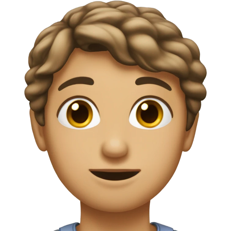 Una chica que le da un beso al novio emoji