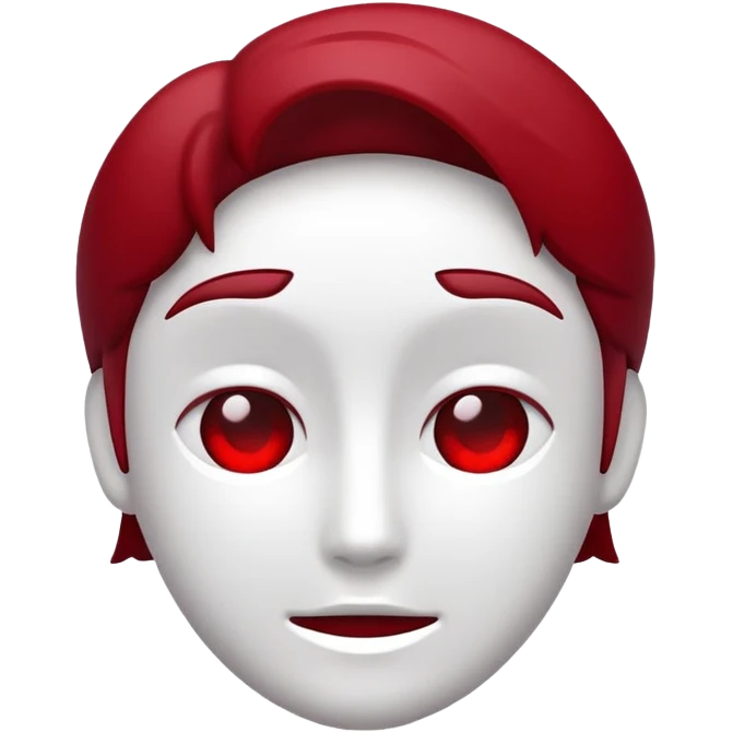 Dark red emoji