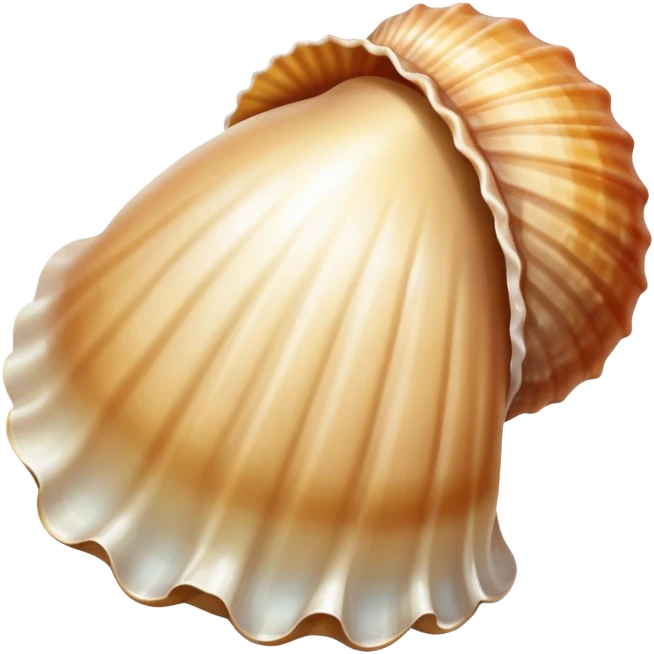 Sea shell wearing bathing suit emoji
