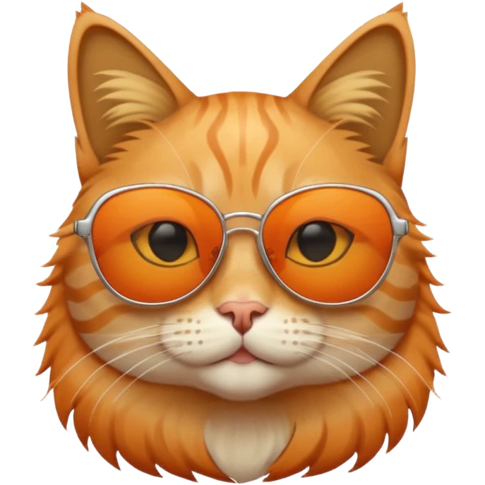 Cat wearing sunglasses emoji