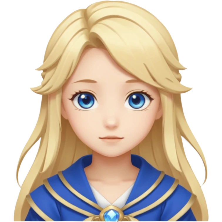 Cute Lumine from Genshin Impact in Hoyoverse Anime Style  emoji