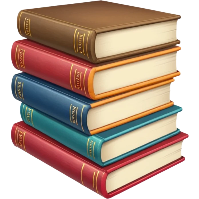 stack of books emoji