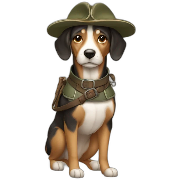 Chien de chasseur emoji