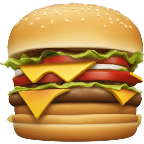 the flash eating a burger emoji
