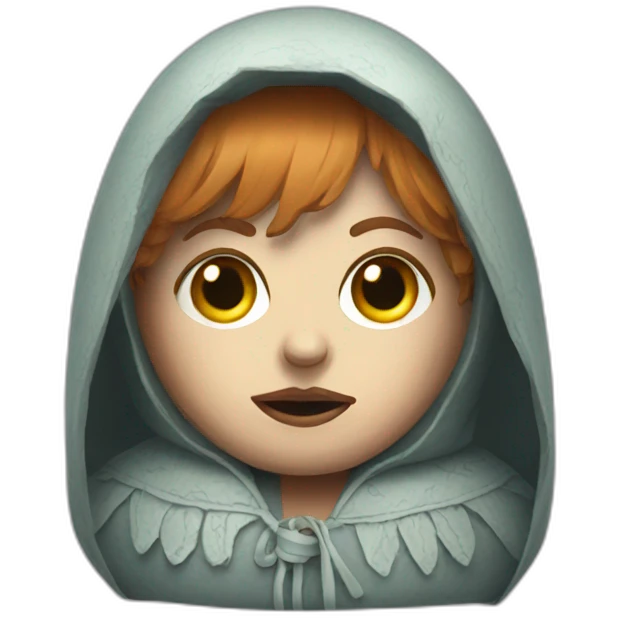 Scary Russian doll emoji
