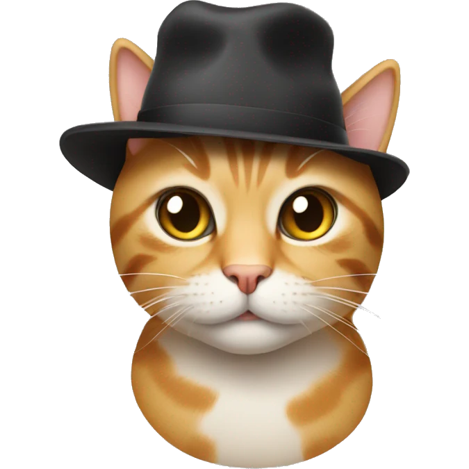 cat with a hat  emoji