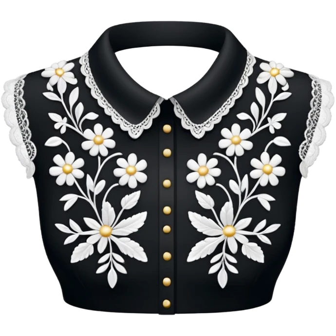 decorative shirt collar emoji