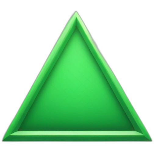 Green upward triangle emoji