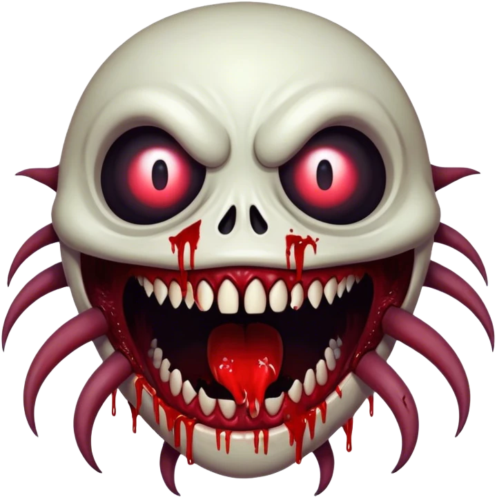 Old version error Scary exe sewerslvt monster scp with long teeth blood (no eyes)!!!  glitch mouth  emoji