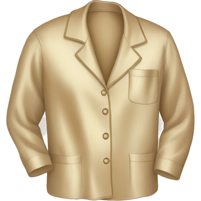 Tan colored silk pajamas emoji
