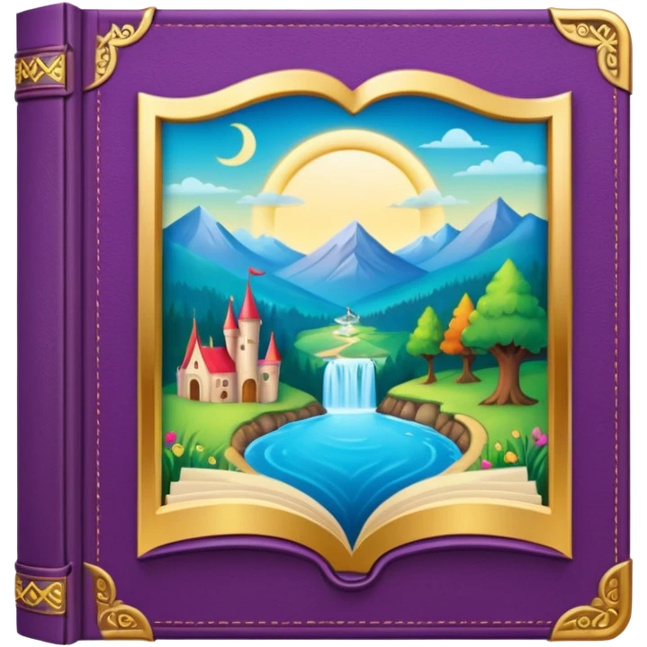 Fairytale book emoji