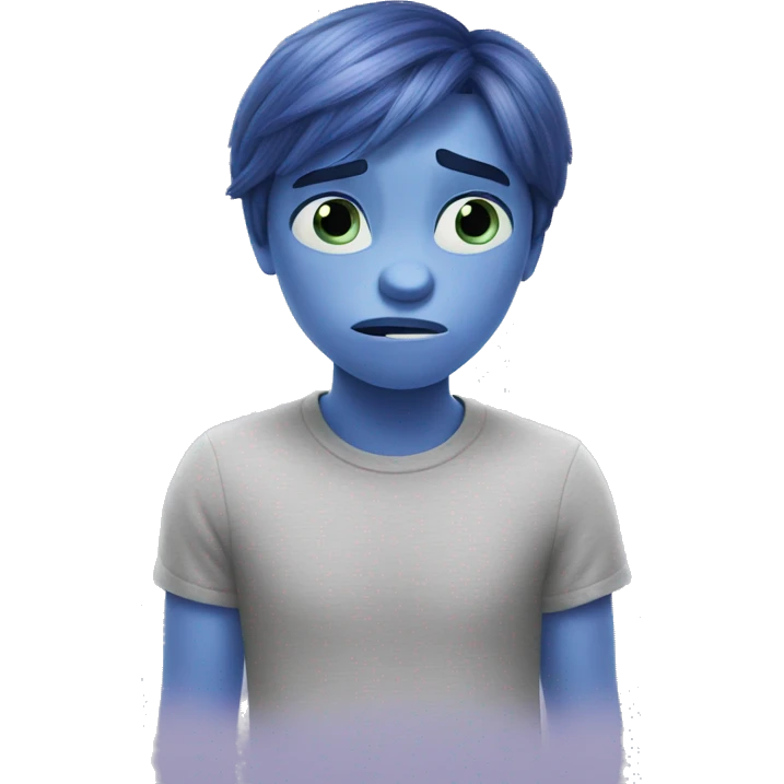 sadness from inside out movie emoji