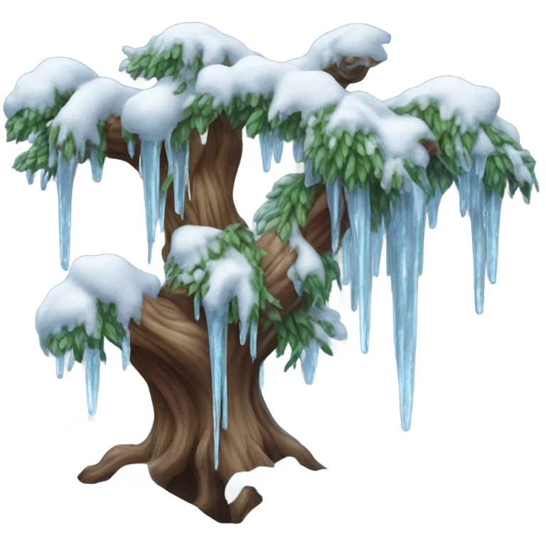 snow tree emoji