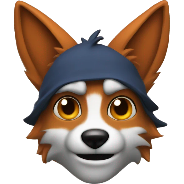 Feddy with fox ears emoji
