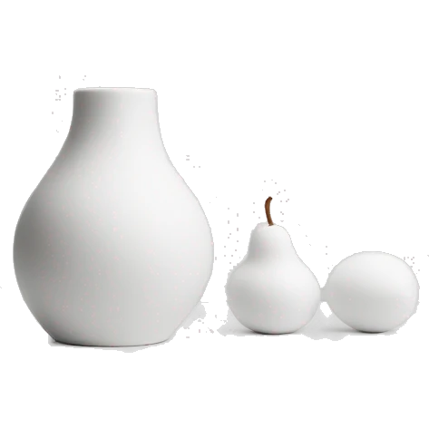 minimalistic white still life emoji