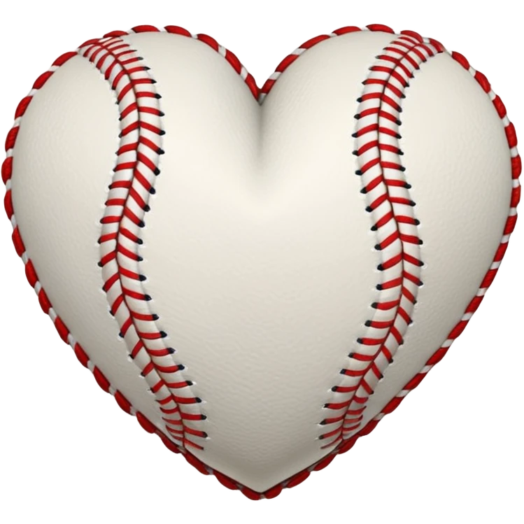 Baseball heart emoji