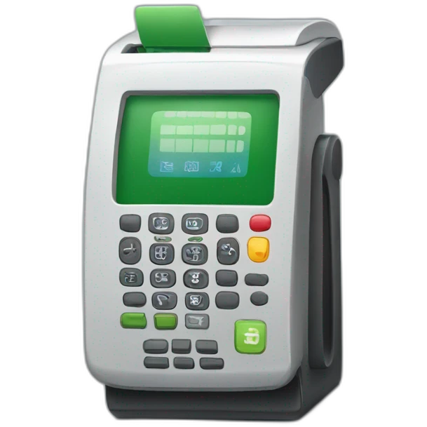 Payment terminal phone emoji