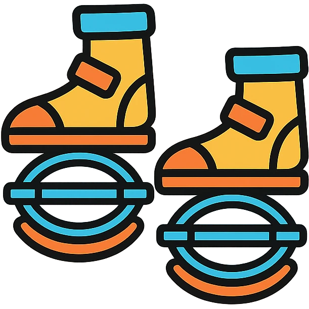 trampoline shoes, minimalistic, clean lines, modern look emoji