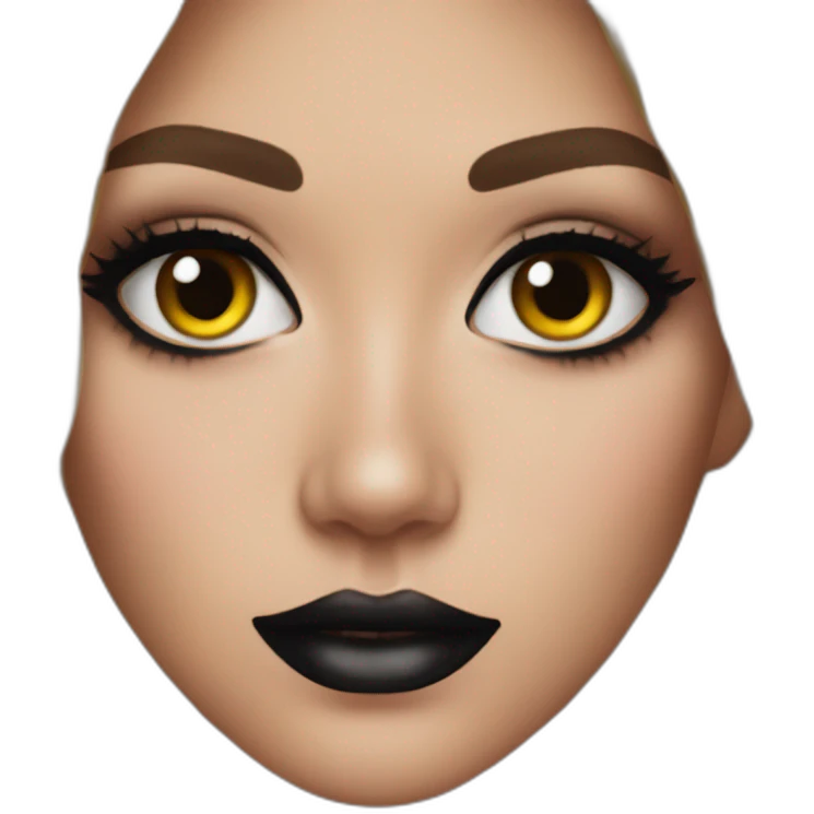 Halloween makeup emoji