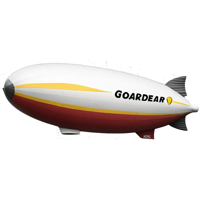 zeppelin NT model airship with Goodyear logo emoji