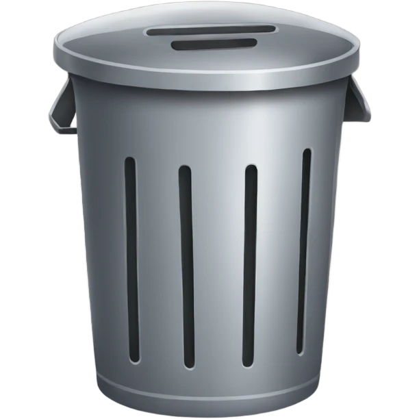 Trash can emoji emoji