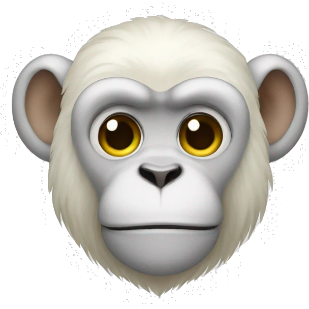 White monkey emoji