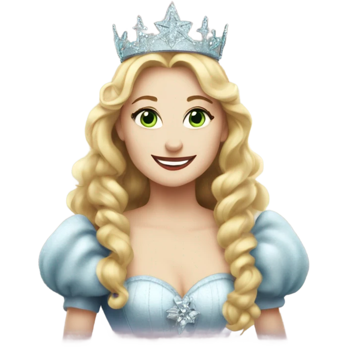 Glinda from Wicked saying thank you emoji