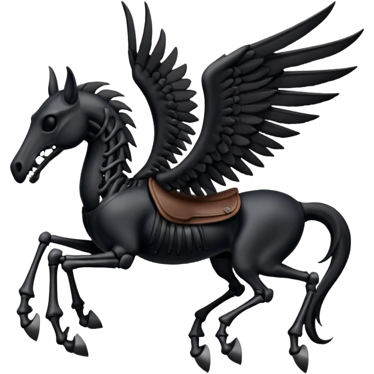 Harry potter thestral saddle emoji