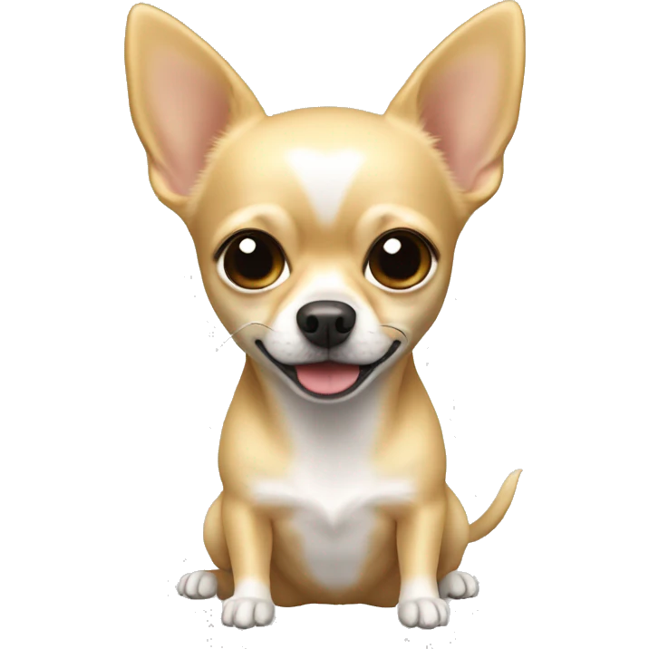 Blonde Chihuahua  emoji