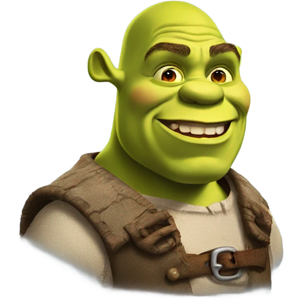 Shrek using domain expansion emoji