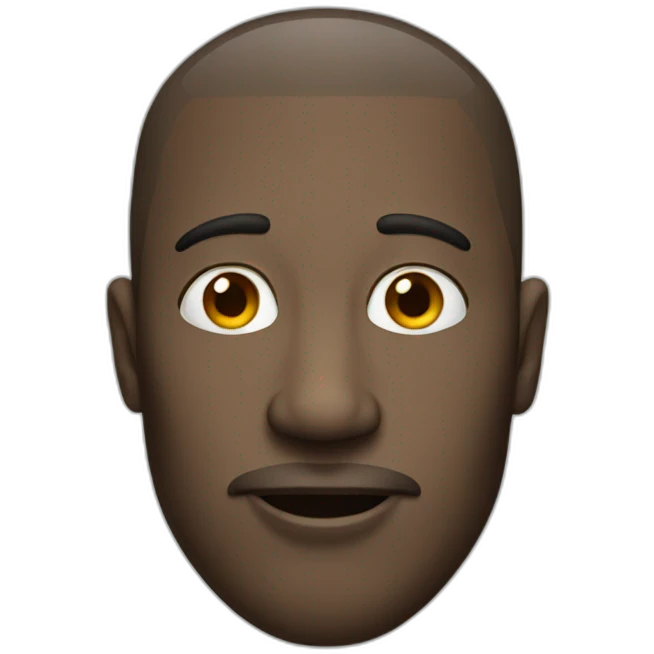 white guy with big nose emoji