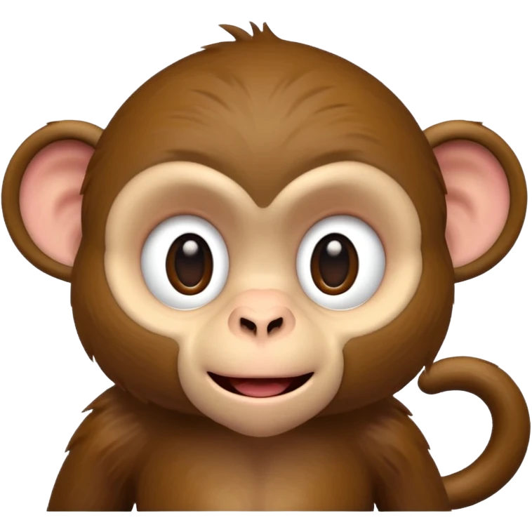 playful monkey emoji