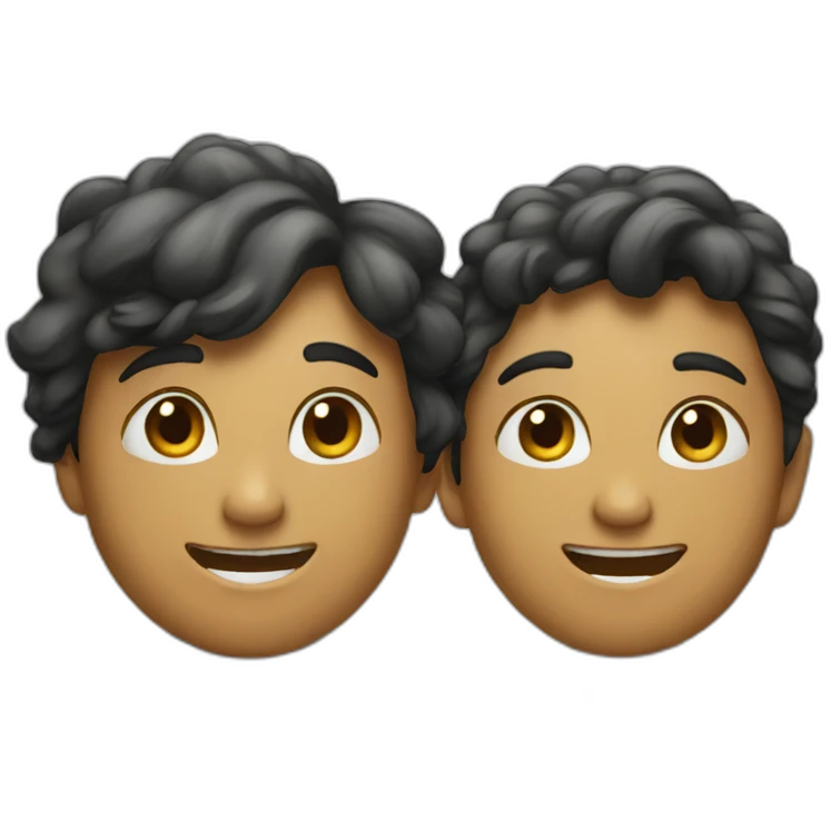 two students talking emoji