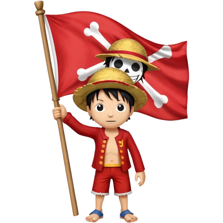 Luffy flag emoji
