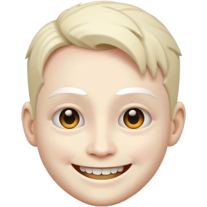 Gojo smiling creepy emoji