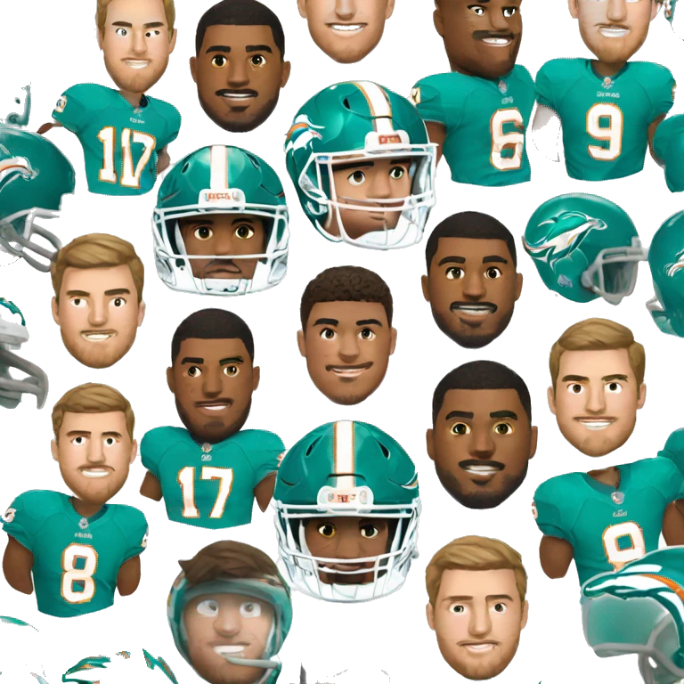 Bradley Chubb in dolphins jersey emoji