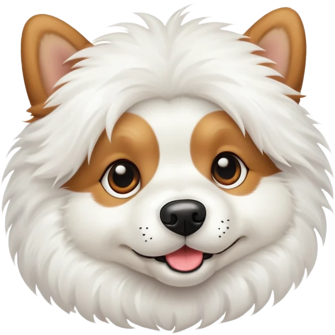 perro blanco  emoji