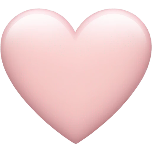 pale pink heart emoji