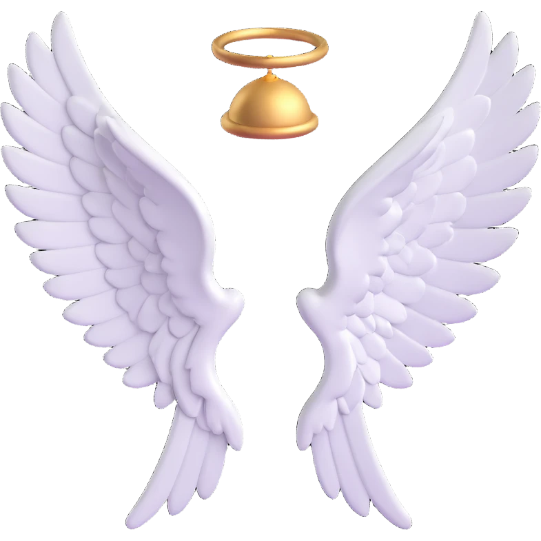 Angel wings emoji
