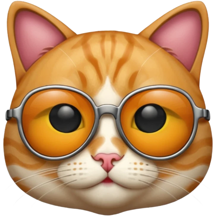 Cat wearing sunglasses emoji