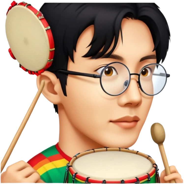 Festive Drummer emoji