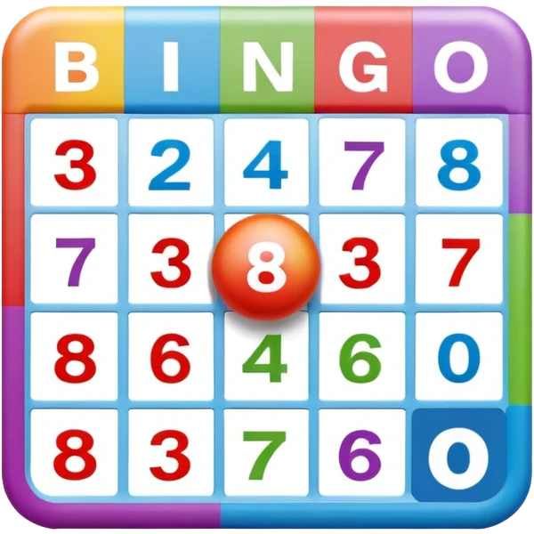 The game Bingo  emoji