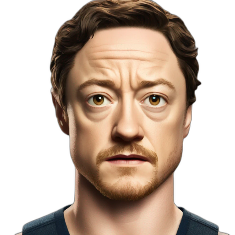 james mcavoy serious emoji