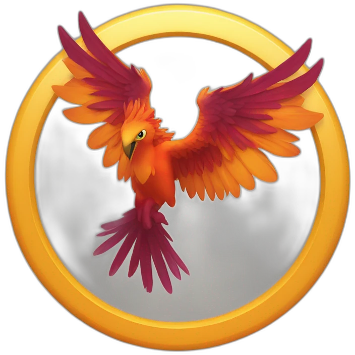 PHOENIX dans un cercle emoji